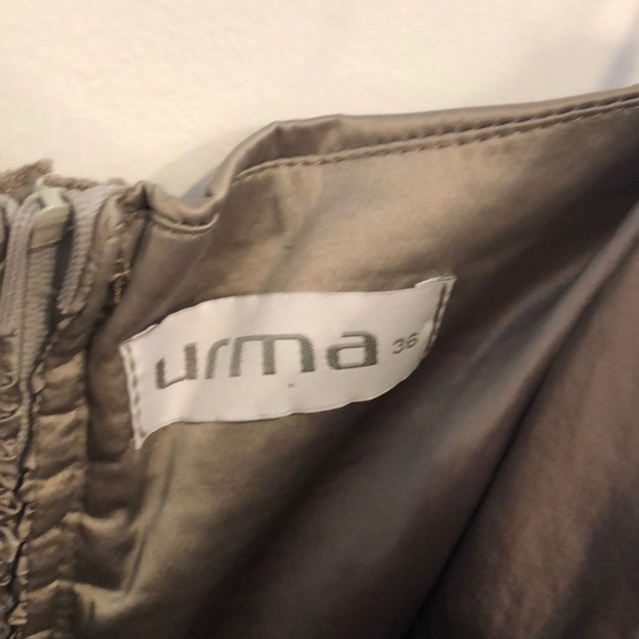 Urma metallic formal strapless dress - Size 36 - Picture 4 of 8
